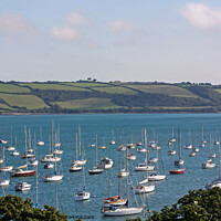 Buy canvas prints of View over the Camel Estuary, Cornwall by Chris Yaxley