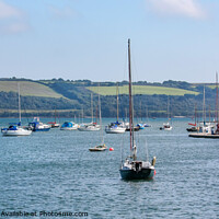Buy canvas prints of View across the River Camel, Cornwall by Chris Yaxley