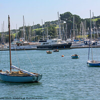 Buy canvas prints of Boats on the Camel Estuary, Cornwall by Chris Yaxley