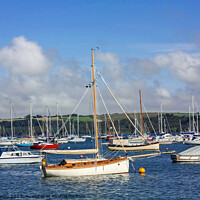 Buy canvas prints of View across the Camel Estuary, Cornwall by Chris Yaxley