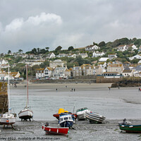 Buy canvas prints of Fishing harbour on the Cornish Coast by Chris Yaxley