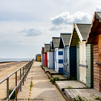 Buy canvas prints of Wooden beach huts by Chris Yaxley