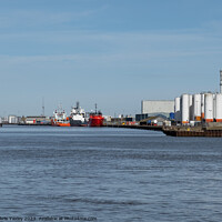 Buy canvas prints of Great Yarmouth Docks, Norfolk by Chris Yaxley