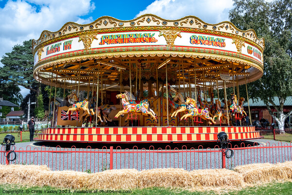 Traditional Victorian carousel Picture Board by Chris Yaxley