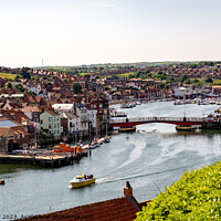 Buy canvas prints of A view over Whitby Harbour  by Chris Yaxley