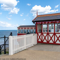 Buy canvas prints of Seaside funicular by Chris Yaxley
