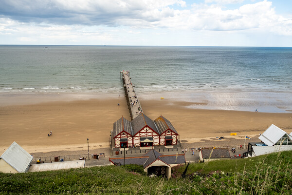 Saltburn pier, North Yorkshire Picture Board by Chris Yaxley