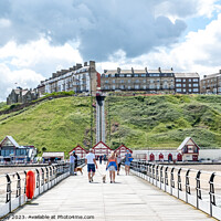 Buy canvas prints of Saltburn-next-the-sea, North Yorkshire by Chris Yaxley