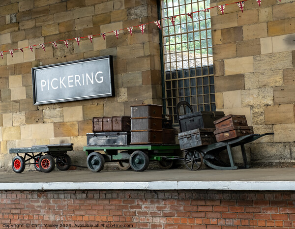 Pickering train station Picture Board by Chris Yaxley