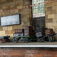 Buy canvas prints of Pickering train station by Chris Yaxley