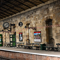 Buy canvas prints of Pickering train station by Chris Yaxley