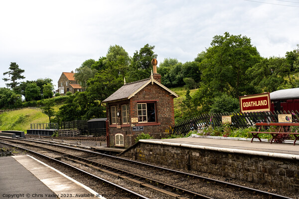 Goathland train station Picture Board by Chris Yaxley