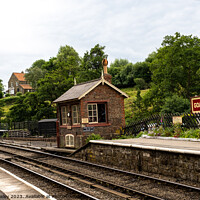 Buy canvas prints of Goathland train station by Chris Yaxley