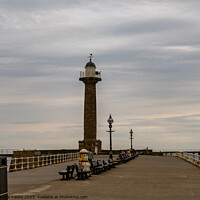 Buy canvas prints of Whitby East Pier by Chris Yaxley