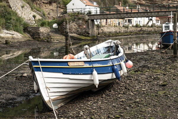 Staithes fishing boat Picture Board by Chris Yaxley