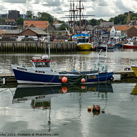 Buy canvas prints of Whitby fishing boats by Chris Yaxley