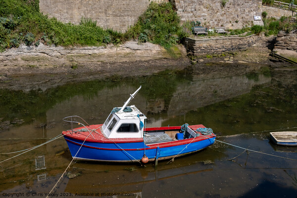 Staithes fishing boat Picture Board by Chris Yaxley