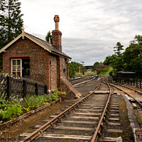 Buy canvas prints of Signal house on the North York Moors Railway by Chris Yaxley