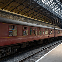 Buy canvas prints of Train at Pickering train station by Chris Yaxley