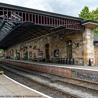 Buy canvas prints of Pickering train station, North Yorkshire by Chris Yaxley