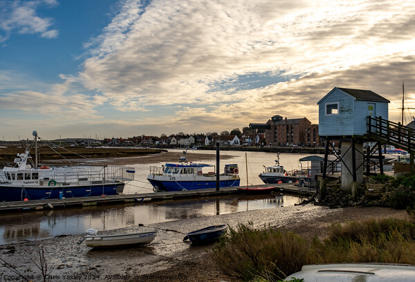 The seaside town of Wells-next-the-sea, Norfolk Picture Board by Chris Yaxley