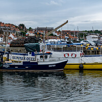 Buy canvas prints of Whitby harbour, North Yorkshire by Chris Yaxley