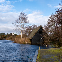 Buy canvas prints of How Hill Staithe, Noroflk Broads by Chris Yaxley
