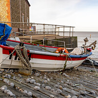 Buy canvas prints of Fishing boat, Sheringham by Chris Yaxley