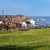 Buy canvas prints of View over Sheringham, Norfolk coast by Chris Yaxley