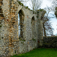 Buy canvas prints of The Priory of St Mary in the MEadow by Chris Yaxley