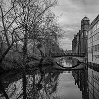 Buy canvas prints of St George's Bridge over the River Wensum by Chris Yaxley