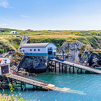 Buy canvas prints of St Justinians' lifeboat stations by Chris Yaxley