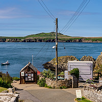 Buy canvas prints of Ramsey Island beyond the Sound by Chris Yaxley