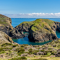 Buy canvas prints of A view from RSPB Ramsey Island, Pembrokeshire by Chris Yaxley