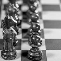 Buy canvas prints of Chess pieces by Chris Yaxley