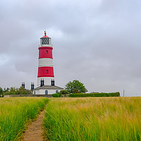 Buy canvas prints of Happisburgh lighthouse, Norfolk by Chris Yaxley