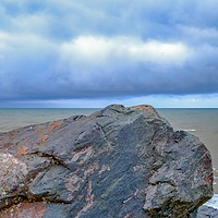 Buy canvas prints of Erosion prevention, Happisburgh beach by Chris Yaxley