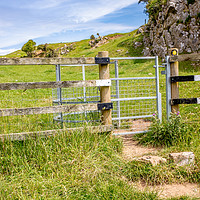 Buy canvas prints of Gateway on the Welsh Coastal Path by Chris Yaxley