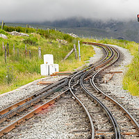 Buy canvas prints of Half Way House Junction, Snowdon Mountain Railway by Chris Yaxley