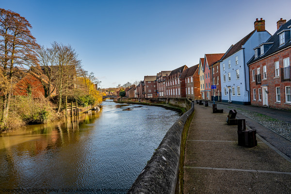 The historic Quayside in the city of Norwich Picture Board by Chris Yaxley