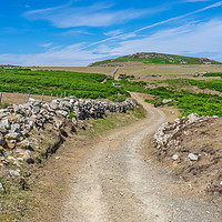 Buy canvas prints of The path to Carnllundain on Ramsey Island by Chris Yaxley