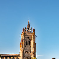 Buy canvas prints of The spire of the Church of St Peter Mancroft by Chris Yaxley