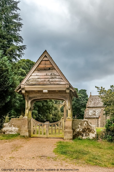 Lychgate entrance to St Benedict's Church, Horning Picture Board by Chris Yaxley