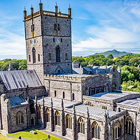 Buy canvas prints of St Davids Cathedral, Wales by Chris Yaxley