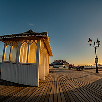 Buy canvas prints of Fisheye view captured on the wooden boardwalk of C by Chris Yaxley
