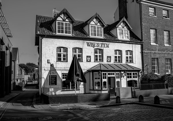 Wig & Pen pub, Norwich Picture Board by Chris Yaxley