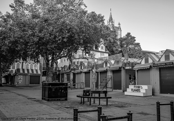 The front of the outdoor market in the city of Nor Picture Board by Chris Yaxley