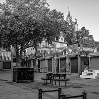 Buy canvas prints of The front of the outdoor market in the city of Nor by Chris Yaxley