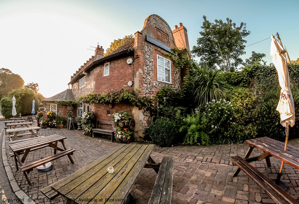 Wide angle view of the Adam & Eve pub in the city  Picture Board by Chris Yaxley