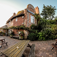Buy canvas prints of Wide angle view of the Adam & Eve pub in the city  by Chris Yaxley